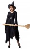 Halloween Black Irregularity Witch Long Dress