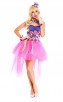 Ladies Circus Jester Clown Fancy Dress Princess Halloween Costume Outfit