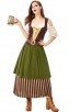 Oktoberfest New Women Bartenders Serving Beer Costume Masquerade Party Wear