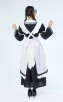 Vintage Long Maid Lace Black And White Halloween Costume