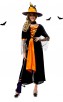 Halloween Costumes Orange Magic Witch 