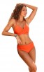 Solid Color Halter Ruffles Two Piece Bikini