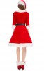 Christmas V-Neck Red Party Costume