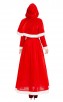 Christmas Eve Party Santa Shawl Dress