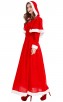 Christmas Eve Party Santa Shawl Dress