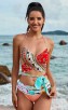 Sexy Floral Halterneck Bikini Suit