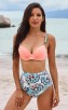 Sexy Print Swimsuit Two-Piece Beach Bikini 