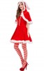 Christmas Red Plush Rabbit Skirt