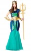 Halloween Aquaman Cosplay Green Mermaid Costume