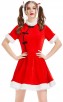 Christmas Chinese Style Retro Republican Red Dress