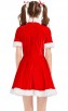 Christmas Chinese Style Retro Republican Red Dress