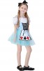 Children's Fantasy Wonderland Alice Kids Maid Costume
