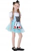 Children's Fantasy Wonderland Alice Kids Maid Costume