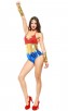 Halloween One-Piece Superhero Bronzing Costume