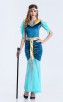 Blue Womens Egypt Goddess Halloween Costume