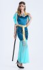 Blue Womens Egypt Goddess Halloween Costume