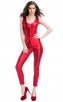 Halloween Woman Sexy Leather Red Devil Costume