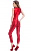 Halloween Woman Sexy Leather Red Devil Costume