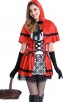 Gothic Red Riding Hood Adult Costume