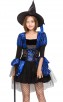 Halloween Blue Lace Witch Skirt