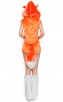 Halloween Orange Sexy Cheshire Fox Adult Halloween Costume