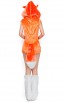 Halloween Orange Sexy Cheshire Fox Adult Halloween Costume