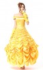 Halloween Fairy Princess Yellow Queen Dress