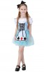 Children's Fantasy Wonderland Alice Kids Maid Costume