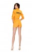 Sexy Yellow Romper Prisoner Costume