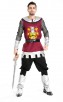 Mans Medieval Mercenary Dark Knight Carnival Costumes