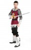 Mans Medieval Mercenary Dark Knight Carnival Costumes