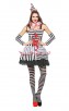 Halloween Cinched Clown Woman Halloween Costume