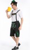 British Menswear Worker's Uniform For Oktoberfest Farmer's Game Show