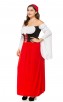 Large size Oktoberfest Beer Girl Costume Outfit Fancy Long Dress