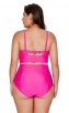 Solid Color Sexy High-Waisted Halter Plus Size Bikini