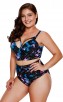 Sexy Starry Sky Print Two-Piece Bikini Swimsuit