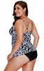 Printing Halter Swimsuit Split Plus Size Bikini