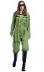 Halloween Costume Female Pilot Uniform