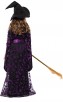 Halloween Purple Mesh Witch Kids Costume