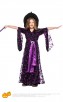 Halloween Purple Mesh Witch Kids Costume