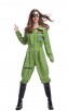 Halloween Costume Female Pilot Uniform