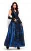 Halloween Party Cosplay Blue Enchantress Vampire Queen Dress