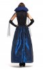 Halloween Party Cosplay Blue Enchantress Vampire Queen Dress