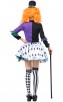 Alice Halloween Cosplay Clown Plaid Costume