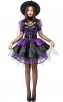 Halloween Purple Witch Cosplay Costume