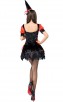 Halloween Party Black Red Flame Little Witch Cosplay Costume