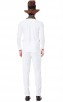 Christmas Party Man White Christmas Snowman Costume