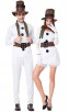 Christmas Party Man White Christmas Snowman Costume