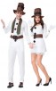 Christmas Party Man White Christmas Snowman Costume