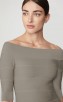 Herve Leger Icon Off The Shoulder Ribbed Dress